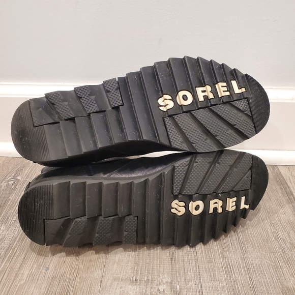 Sorel Harlow Black Leather Waterproof Boot - Picture 6 of 6